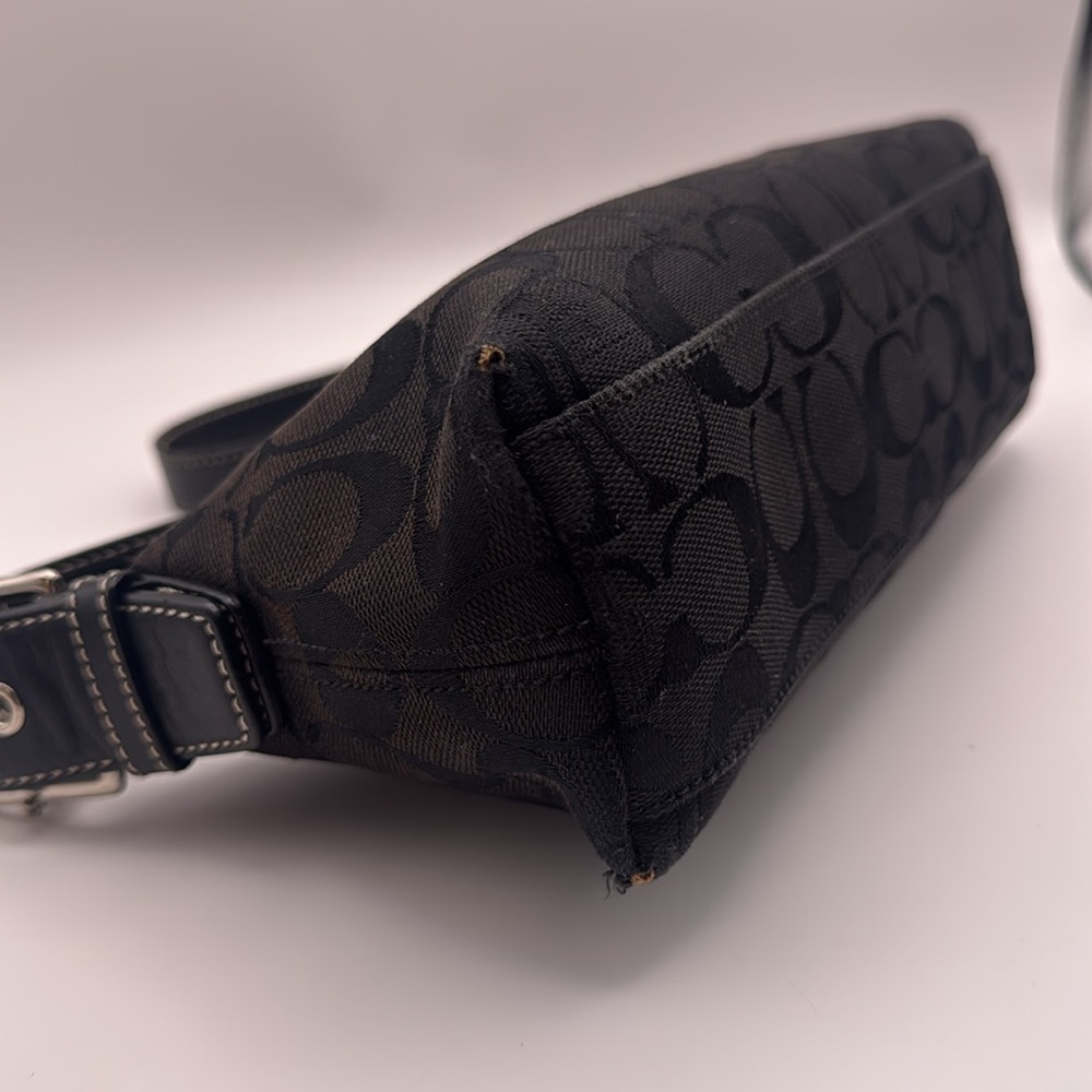 Sale! Vintage Coach Y2K Soho East West Baguette 6371 sinature Cs - Picture 15 of 16